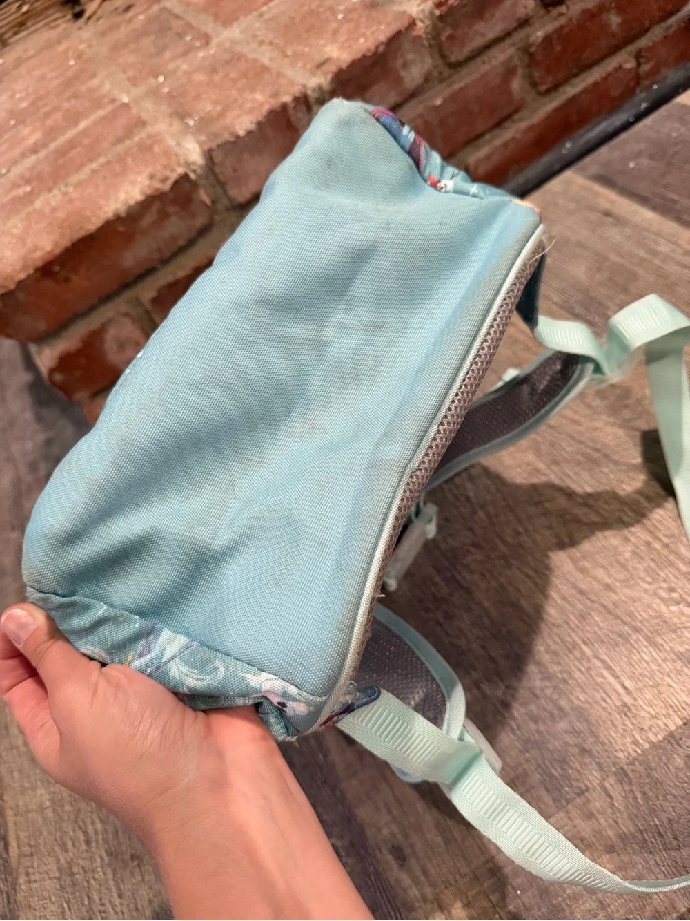 Girls Light Blue Frozen Kids Backpack